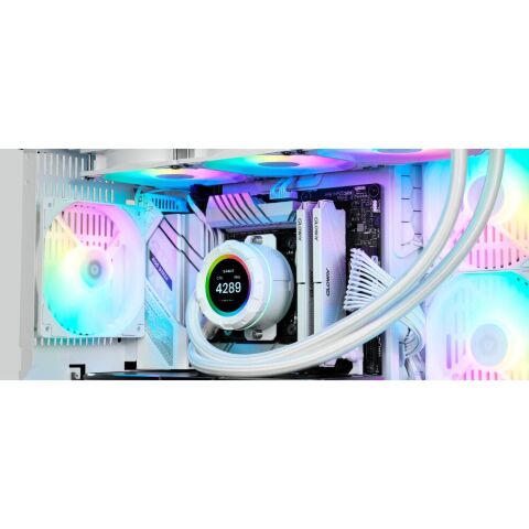 Система жидкостного охлаждения ID-Cooling SL360 XE White - Нулевой остаток (Feed)  - Нулевой остаток (Feed) 