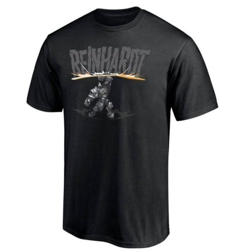 Футболка Overwatch Reinhardt Black T-Shirt  (размер L) -   -  