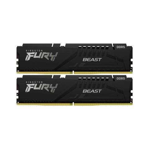 Модуль памяти для компьютера DDR5 32GB (2x16GB) 6000 MHz Fury Beast Black Kingston Fury (ex.HyperX) (KF560C36BBE2K2-32) - Модули памяти для компьютера  - Модули памяти для компьютера 