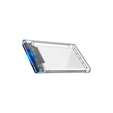Карман внешний Dynamode 2.5" SATA HDD/SSD USB 3.0 Transparent (DM-CAD-25316) - Нулевой остаток (Feed)  - Нулевой остаток (Feed) 