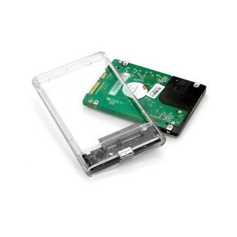 Карман внешний Dynamode 2.5" SATA HDD/SSD USB 3.0 Transparent (DM-CAD-25316) - Нулевой остаток (Feed)  - Нулевой остаток (Feed) 
