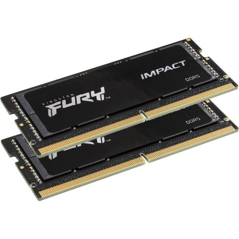 Модуль памяти для ноутбука SoDIMM DDR5 32GB (2x16GB) 6000 MHz Impact Kingston Fury (ex.HyperX) (KF560S38IBK2-32) - Нулевой остаток (Feed)  - Нулевой остаток (Feed) 
