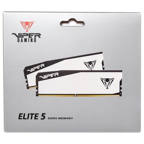 Модуль памяти для компьютера DDR5 32GB (2x16GB) 5600 MHz Viper Elite 5 Patriot (VEB532G5636KW) - Модули памяти для компьютера  - Модули памяти для компьютера 