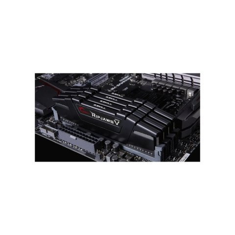 Модуль памяти для компьютера DDR4 128GB (4x32GB) 3600 MHz RipjawsV Black G.Skill (F4-3600C18Q-128GVK) - Нулевой остаток (Feed)  - Нулевой остаток (Feed)