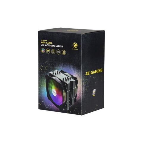 Кулер для процессора 2E GAMING AIR COOL (2E-AC120D6-ARGB) - Нулевой остаток (Feed)  - Нулевой остаток (Feed) 