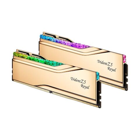 Модуль памяти для компьютера DDR5 64GB (2x32GB) 6000 MHz Trident Z5 Royal Gold G.Skill (F5-6000J2836G32GX2-TR5G) - Нулевой остаток (Feed)  - Нулевой остаток (Feed) 
