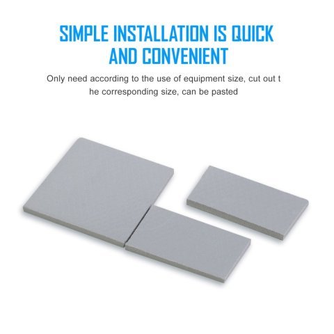 Термопрокладка Zezzio Thermal Pad 12.8 W/mK 85х45x1 мм - Нулевой остаток (Feed)  - Нулевой остаток (Feed) 