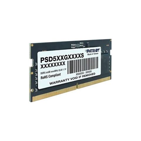 Модуль памяти для ноутбука SoDIMM DDR5 8GB 5600 MHz Patriot (PSD58G560041S) - Нулевой остаток (Feed)  - Нулевой остаток (Feed) 