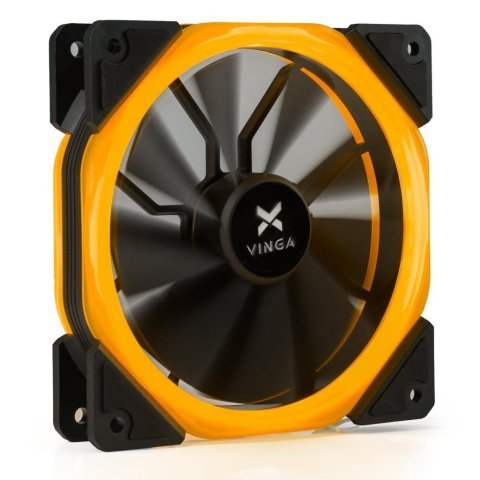 Кулер для корпуса Vinga LED fan-02 orange - Вентиляторы к корпусам  - Вентиляторы к корпусам