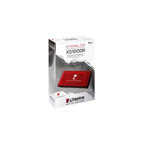 Накопитель SSD USB Type-C 1TB XS1000 Kingston (SXS1000R/1000GA) - Внутренние SSD  - Внутренние SSD 