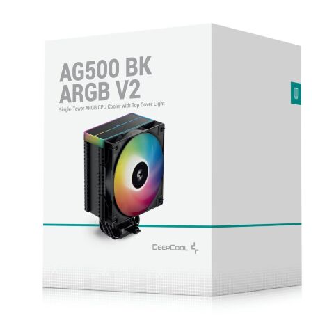 Кулер для процессора Deepcool AG500 BK ARGB V2 (R-AG500-BKAMMN-GJD) - Кулеры к процессорам  - Кулеры к процессорам 