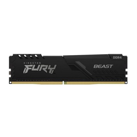 Модуль памяти для компьютера DDR4 16GB 3200 MHz Beast Black Kingston Fury (ex.HyperX) (KF432C16BB/16) - Нулевой остаток (Feed)  - Нулевой остаток (Feed) 