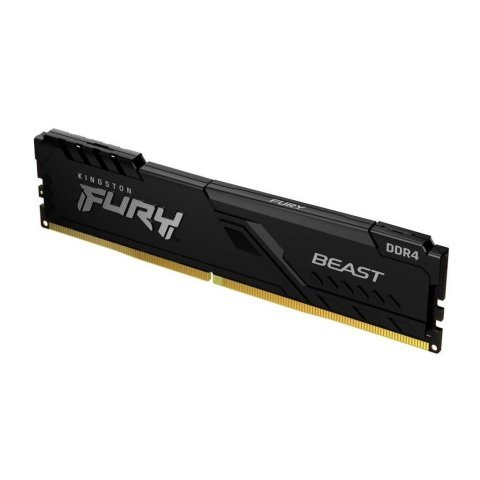 Модуль памяти для компьютера DDR4 16GB 3200 MHz Beast Black Kingston Fury (ex.HyperX) (KF432C16BB/16) - Нулевой остаток (Feed)  - Нулевой остаток (Feed) 