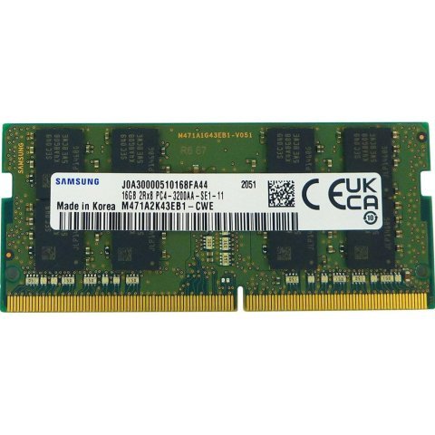 Модуль памяти для ноутбука SoDIMM DDR4 16GB 3200 MHz Samsung (M471A2K43EB1-CWE) - Нулевой остаток (Feed)  - Нулевой остаток (Feed)