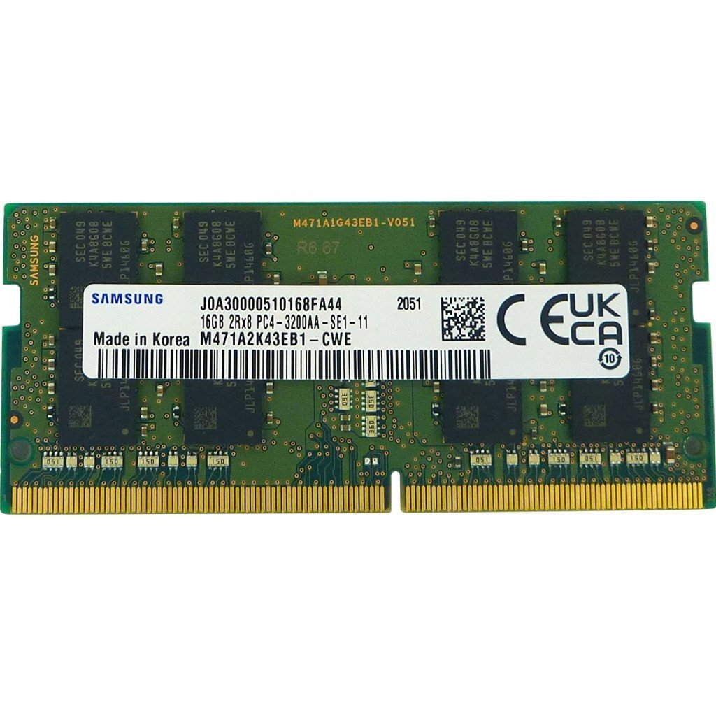 Модуль памяти для ноутбука SoDIMM DDR4 16GB 3200 MHz Samsung (M471A2K43EB1-CWE)