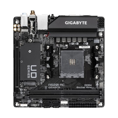Материнская плата GIGABYTE A520I AC - Нулевой остаток (Feed)  - Нулевой остаток (Feed) 