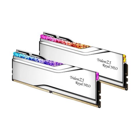 Модуль памяти для компьютера DDR5 64GB (2x32GB) 6000 MHz Trident Z5 Royal Silver G.Skill (F5-6000J2836G32GX2-TR5S) - Нулевой остаток (Feed)  - Нулевой остаток (Feed) 