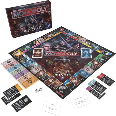 Монополия настольная игра The Witcher Monopoly Ведьмак USA -   -
