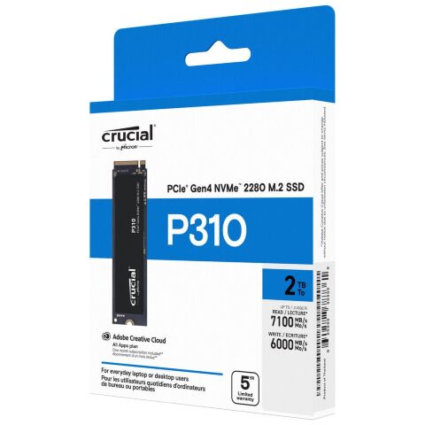 Накопитель SSD M.2 2280 2TB P310 Micron (CT2000P310SSD8) - Внутренние SSD  - Внутренние SSD 