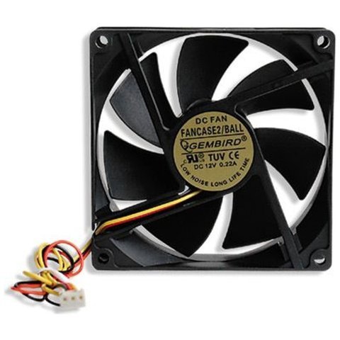 Кулер для корпуса Gembird FANCASE-2 Ball - Нулевой остаток (Feed)  - Нулевой остаток (Feed) 