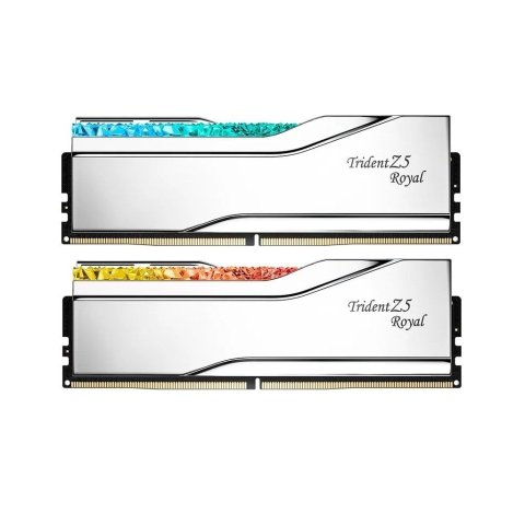 Модуль памяти для компьютера DDR5 64GB (2x32GB) 6400 MHz Trident Z5 Royal Silver G.Skill (F5-6400J3239G32GX2-TR5S) - Модули памяти для компьютера  - Модули памяти для компьютера