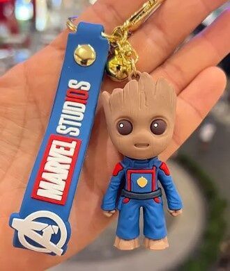Брелок подвеска на рюкзак Marvel Groot 3D Keychain Грут Backpack -   -  