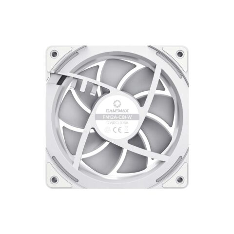 Кулер для корпуса Gamemax FN12A-C8I-W - Нулевой остаток (Feed)  - Нулевой остаток (Feed) 