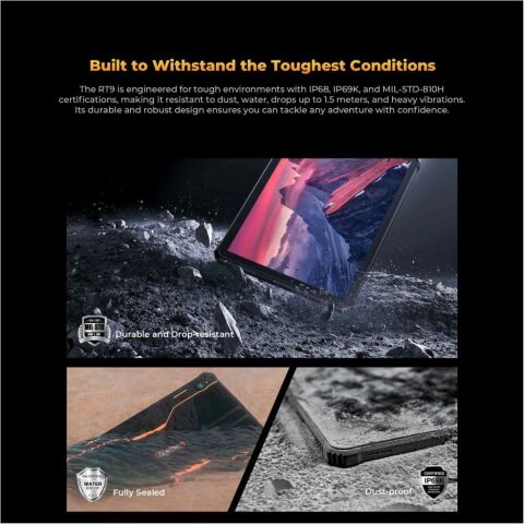 Планшет OUKITEL RT9 10.1" 6/256GB LTE Orange (6931940766838) - Нулевой остаток (Feed)  - Нулевой остаток (Feed) 