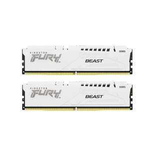 Модуль памяти для компьютера DDR5 32GB (2x16GB) 6000 MHz Beast White Kingston Fury (ex.HyperX) (KF560C36BWE2K2-32)