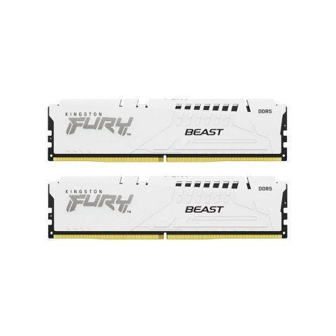 Модуль памяти для компьютера DDR5 32GB (2x16GB) 6000 MHz Beast White Kingston Fury (ex.HyperX) (KF560C36BWE2K2-32) - Нулевой остаток (Feed)  - Нулевой остаток (Feed) 