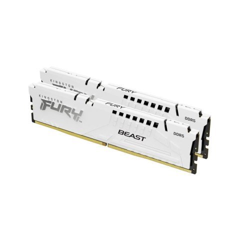 Модуль памяти для компьютера DDR5 32GB (2x16GB) 6000 MHz Beast White Kingston Fury (ex.HyperX) (KF560C36BWE2K2-32) - Нулевой остаток (Feed)  - Нулевой остаток (Feed) 