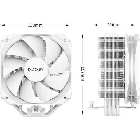 Кулер для процессора PcCooler PALADIN EX400S (PALADIN 400 WH) - Нулевой остаток (Feed)  - Нулевой остаток (Feed) 