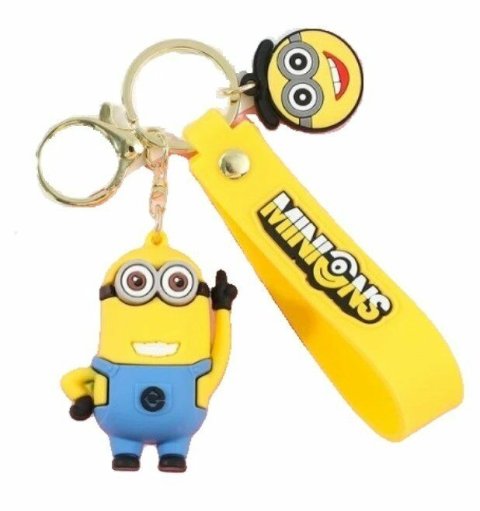 Брелок подвеска на рюкзак Minions Kevin 3D Keychain Backpack Миньоны Кевин -   -  