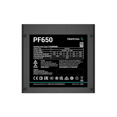 Блок питания Deepcool 650W PF650 (R-PF650D-HA0B-EU) - Блоки питания  - Блоки питания 