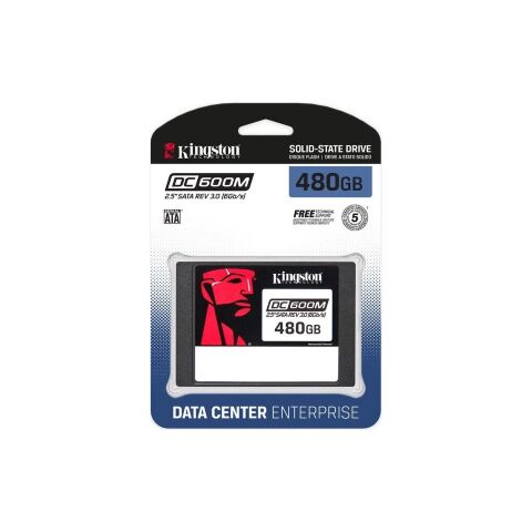 Накопитель SSD 2.5" 480GB Kingston (SEDC600M/480G) - Внутренние SSD  - Внутренние SSD 