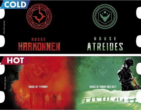 Чашка хамелеон Abystyle DUNE Heat Change Atreides vs Harkonnen Mug кухоль Дюна 460 мл -   -  