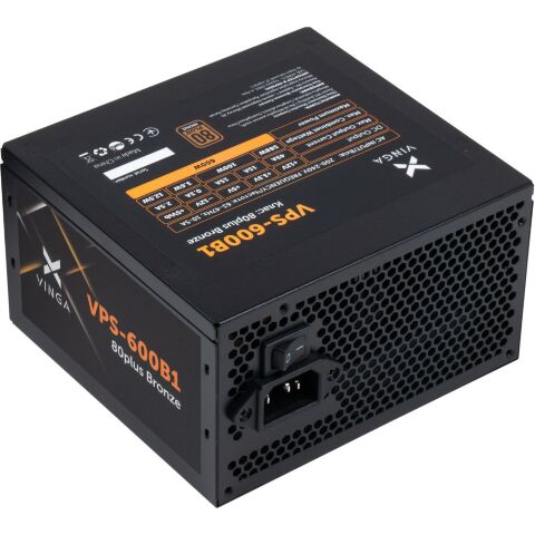 Блок питания Vinga 600W (VPS-600B1) - Нулевой остаток (Feed)  - Нулевой остаток (Feed) 