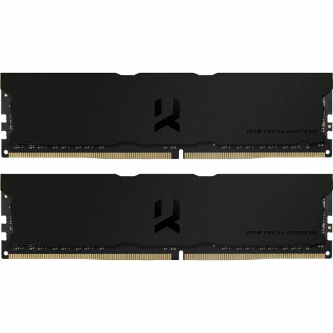 Модуль памяти для компьютера DDR4 16GB (2x8GB) 3600 MHz Iridium Pro Deep Black Goodram (IRP-K3600D4V64L18S/16GDC) - Нулевой остаток (Feed)  - Нулевой остаток (Feed) 