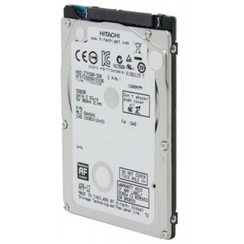 Жесткий диск для ноутбука 2.5" 500GB WDC Hitachi HGST (0J38075 / HTS725050A7E630) - Нулевой остаток (Feed)  - Нулевой остаток (Feed) 