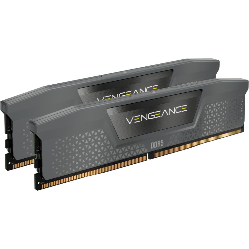Модуль памяти для компьютера DDR5 32GB (2x16GB) 5600 MHz Vengeance Cool Gray Corsair (CMK32GX5M2B5600Z36)