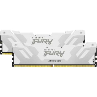 Модуль памяти для компьютера DDR5 32GB (2x16GB) 6400 MHz Renegade White XMP Kingston Fury (ex.HyperX) (KF564C32RWK2-32)