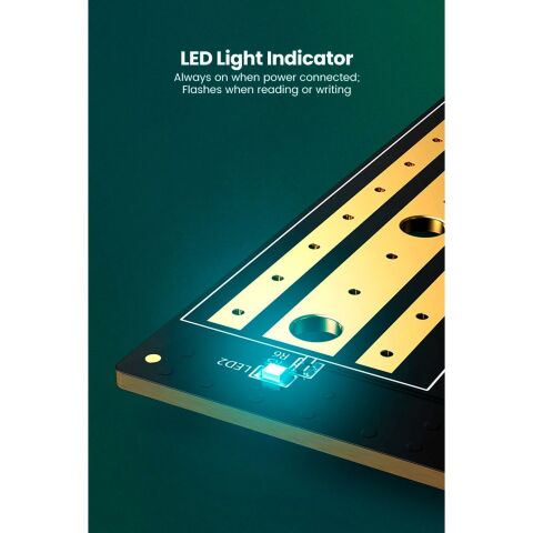 Контроллер Ugreen PCI-E 3.0 for SSD M.2 NVMe + M.2 NGFF CM302 (70504) - Контроллеры ExpressCard  - Контроллеры ExpressCard 