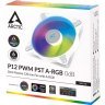 Кулер для корпуса Arctic P12 PWM PST A-RGB (ACFAN00254A)