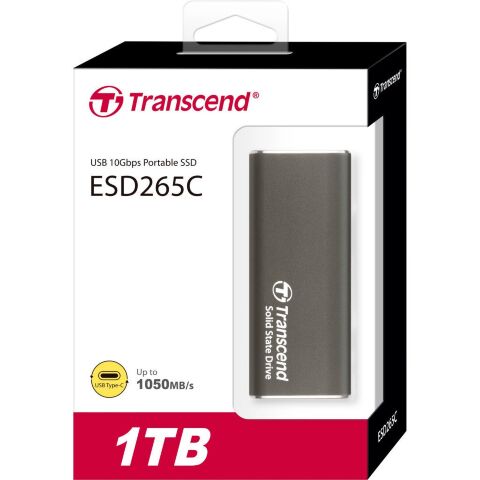 Накопитель SSD USB-C 1TB Transcend (TS1TESD265C) - Внутренние SSD  - Внутренние SSD 