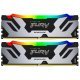 Модуль памяти для компьютера DDR5 32GB (2x16GB) 6400 MHz Renegade Silver RGB Kingston Fury (ex.HyperX) (KF564C32RSAK2-32) - Нулевой остаток (Feed)  - Нулевой остаток (Feed) 