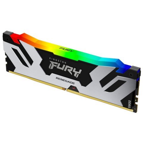 Модуль памяти для компьютера DDR5 32GB (2x16GB) 6400 MHz Renegade Silver RGB Kingston Fury (ex.HyperX) (KF564C32RSAK2-32) - Нулевой остаток (Feed)  - Нулевой остаток (Feed) 