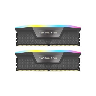 Модуль памяти для компьютера DDR5 32GB (2x16GB) 5600 MHz Vengeance RGB Corsair (CMH32GX5M2B5600Z36K)