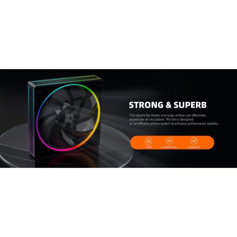 Кулер для корпуса ID-Cooling AF-127-ARGB-K TRIO - Вентиляторы к корпусам  - Вентиляторы к корпусам 