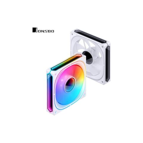 Кулер для корпуса JONSBO FR-505WR Reverse ARGB White - Вентиляторы к корпусам  - Вентиляторы к корпусам 