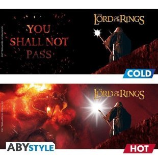 Чашка хамелеон Abystyle Lord Of The Rings You shall not pass Mug кружка Властелин колец Ты не пройдёшь 460 мл